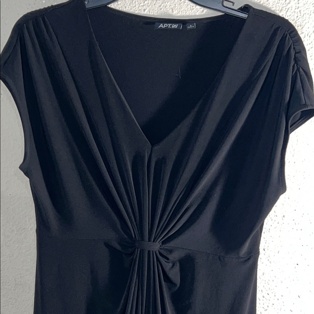 Apt. 9 Black V-Neck Dress